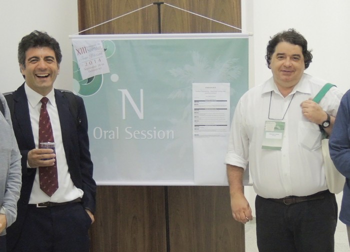 Os guest editors da seção especial (Figueroa e Freire Jr) no simpósio em João Pessoa, setembro 2014. 