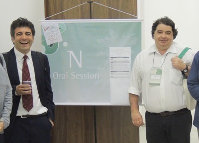 Os guest editors da seção especial (Figueroa e Freire Jr) no simpósio em João Pessoa, setembro 2014.