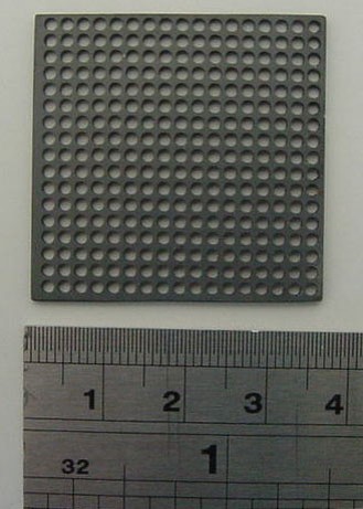 Eletrodo de diamante CVD.