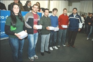 Cincias exatas: os premiados. (Crdito: UCS)